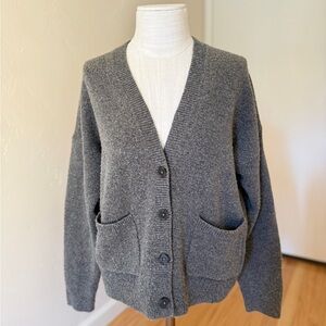 Madewell grey Button-Up Cardigan size S